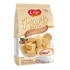 Gastone Lago Party Cappuccino Wafers, 8.8 Oz