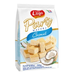 Gastone Lago Coconut Wafers, 8.8 Oz