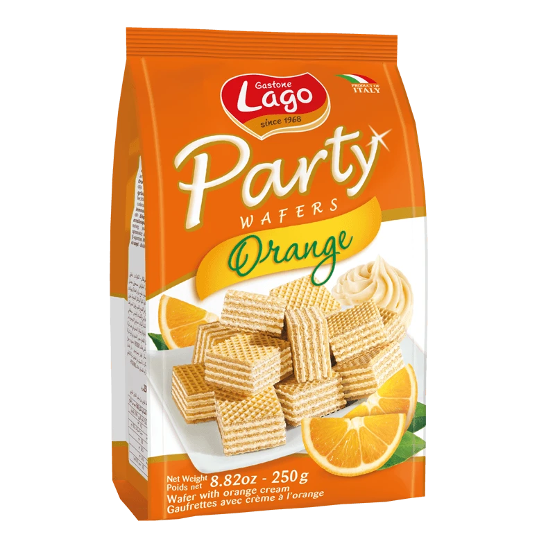 Gastone Lago Orange Wafers, 8.8 Oz