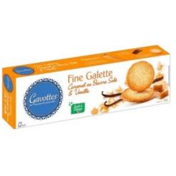 Gavottes Salted Caramel And Vanilla Butter Galettes, 4.2 Oz