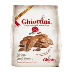 Ghiott Ghiottini Cantuccini Alle Mandorle Almond Biscotti, 2.2 Lbs