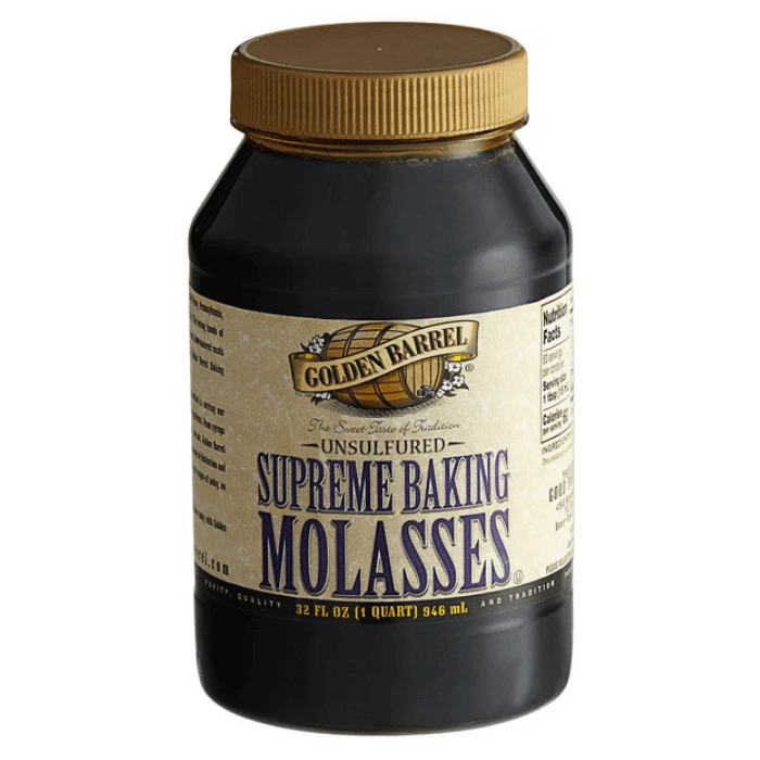 Golden Barrel Supreme Unsulfured Black Strap Molasses, 32 Oz