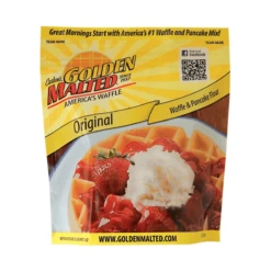 Golden Malted Original Waffle And Pancake Mix Pouch, 32 Oz