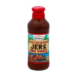 [Best Before: 04/19/25] Grace Jerk BBQ Sauce, 16 Oz