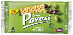 Gran Pavesi Italian Olive Crackers, 9.8 Oz