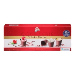 Halloren Fairtrade Chocolate Cups, 4.4 Oz