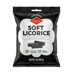 Halva European Style Black Licorice, 7 Oz