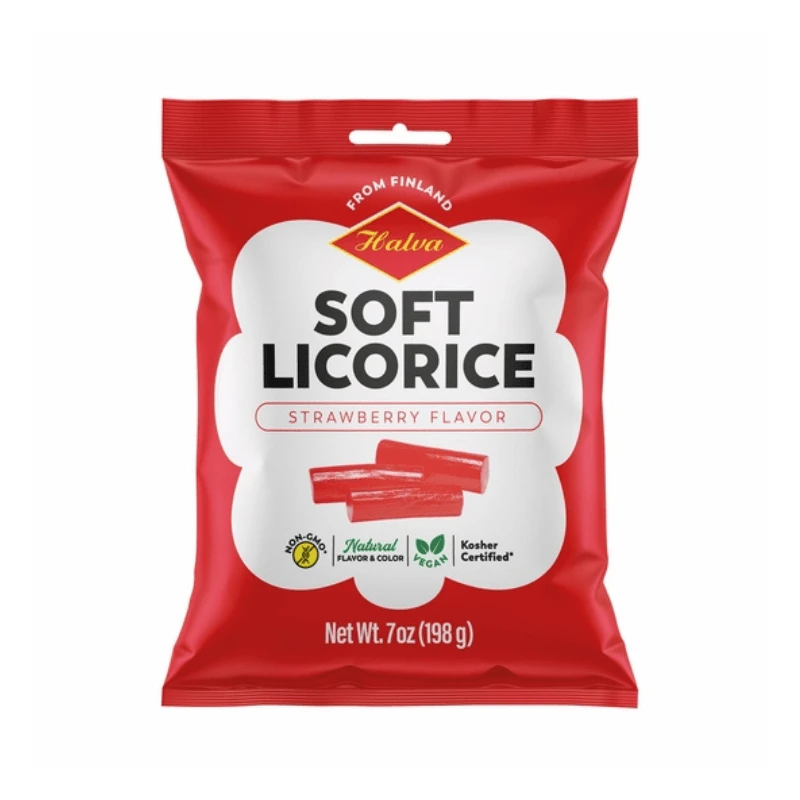 Halva Strawberry Licorice, 7 Oz