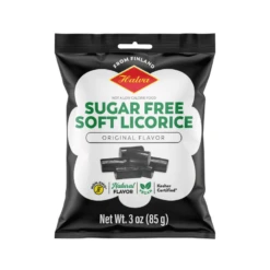 Halva Sugar Free Black Licorice Bag, 3 Oz