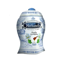 Herbamelle Menthol Eucalyptus Honey Drop Candies, 2.65 Oz