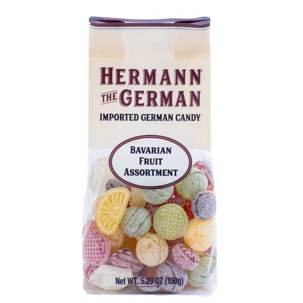 Hermann The German Bavarian Fruit Assorted Hard Candy, 5.29 Oz