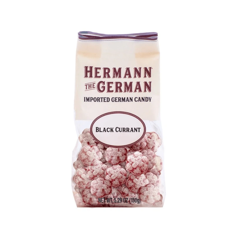 Hermann The German Black Currant Hard Candy, 5.29 Oz