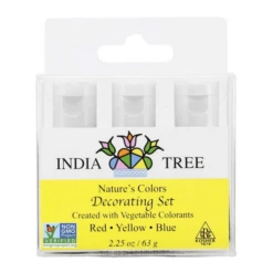 India Tree All Natural Nature's Colors Decorating Set, Pack Of 3