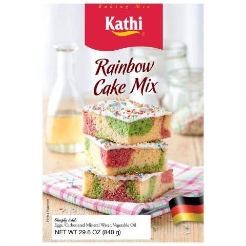 Kathi Rainbow Cake Mix, 29.6 Oz