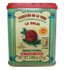 La Dalia Pimenton De La Vera DOP Hot Smoked Paprika, 2.5 Oz