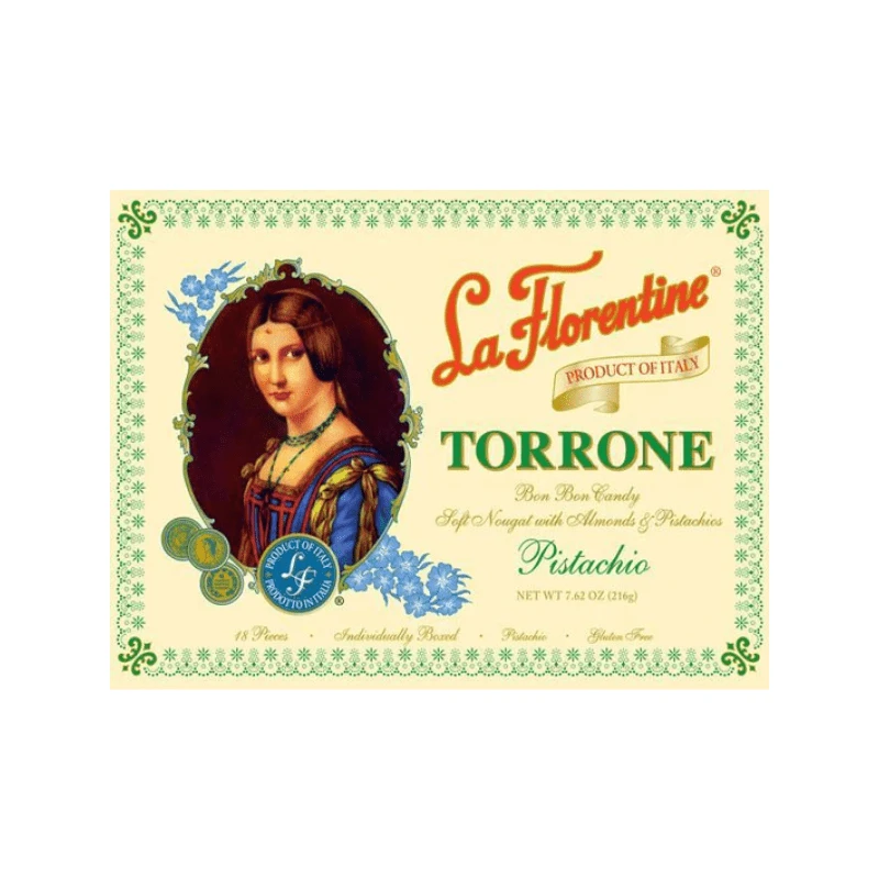 La Florentine Pistachio Torrone, 7.62 Oz