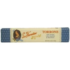 La Florentine Soft Nougat Almonds & Hazelnuts Torrone, 5.3 Oz