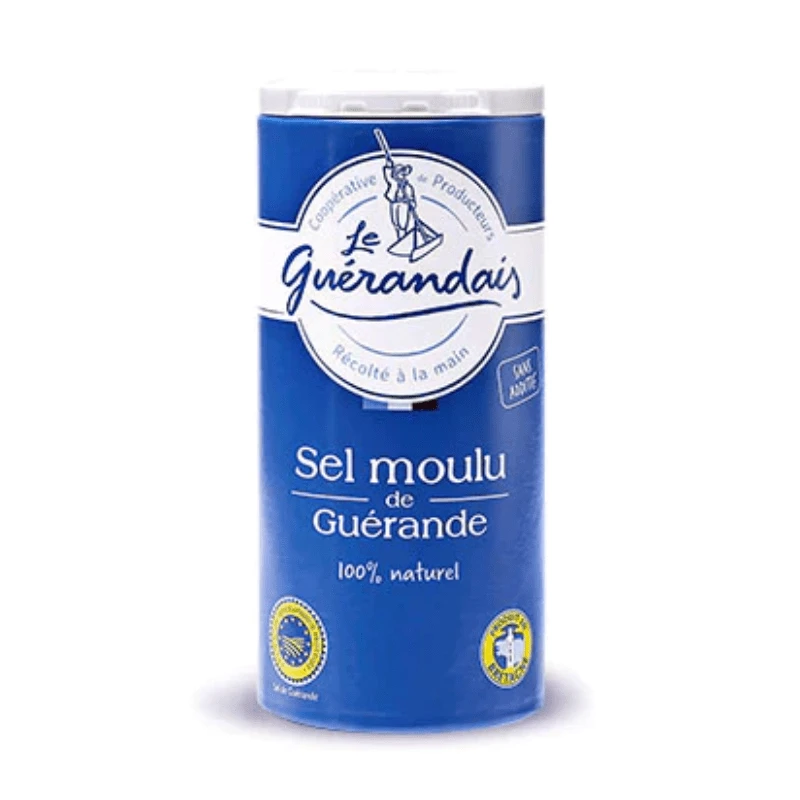 Le Guerandais Guerande Fine Grey Sea Salt Canister, 4.4 Oz