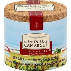 Le Saunier De Camargue Fleur De Sel Sea Salt, 4.4 Oz