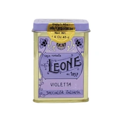 Leone Original Violet Candy In Tin, 1.4 Oz