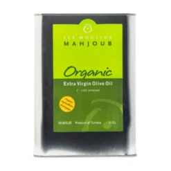 Les Moulins Mahjoub Organic Extra Virgin Olive Oil, 3 Liters