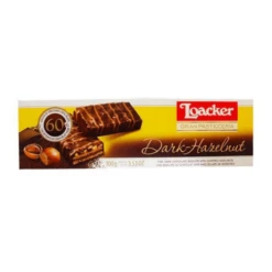 Loacker Patisserie Dark Hazelnut Wafers, 3.53 Oz
