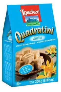 Loacker Quadratini Vanilla Cube Wafers, 8.8 Oz