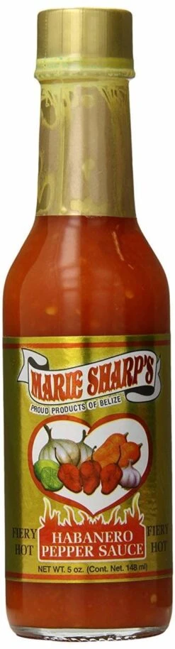 Marie Sharp's Fiery Hot Habanero Pepper Sauce - 10 Oz