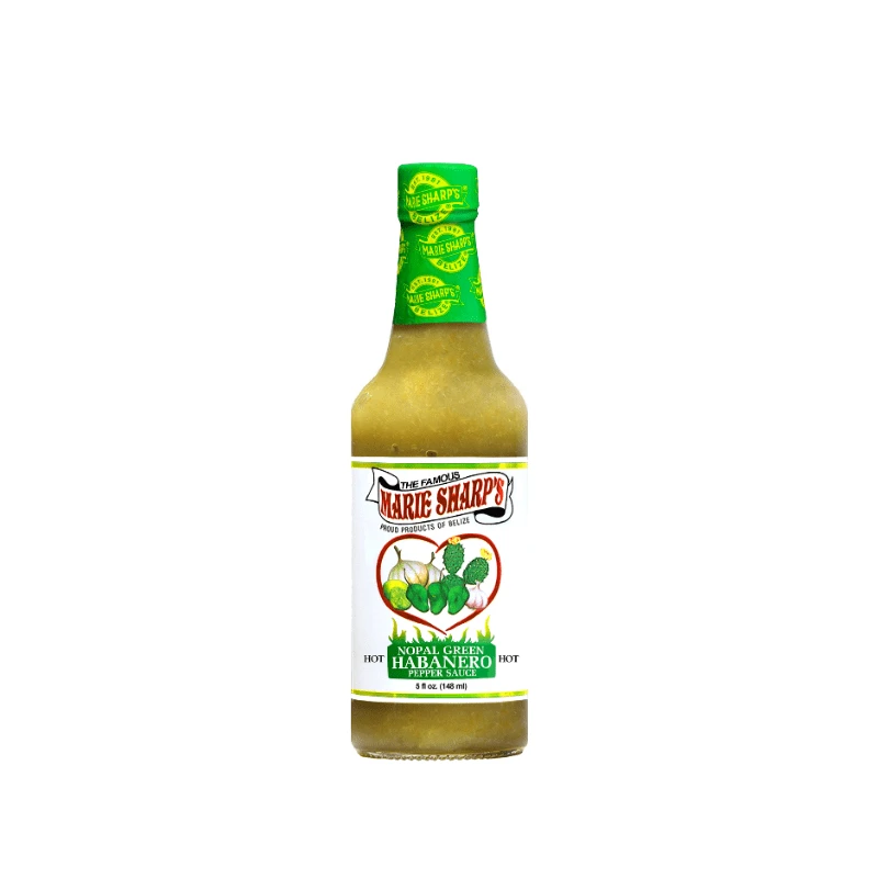 Marie Sharp's Nopal Green Habanero Pepper Sauce, 5 Oz