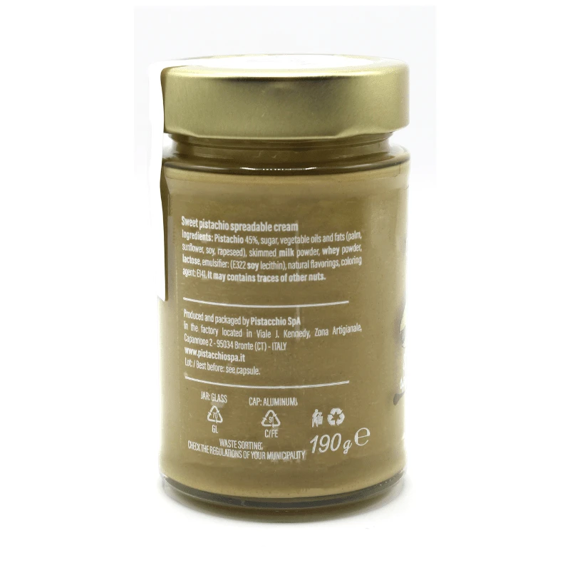 Marullo Pistachio Cream Spread, 6.7 Oz - Image 3