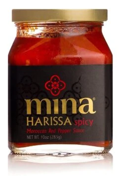 Mina Harissa Spicy Moroccan Red Pepper Sauce, 10 Oz