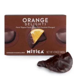 Mitica Orange Delights Chocolate Dipped Candied Oranges - 4.9 Oz
