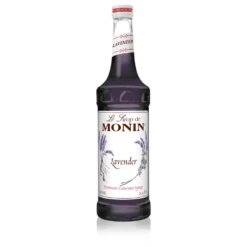 Monin Premium Gourmet Lavender Syrup, 25.4 Oz | 750 Ml