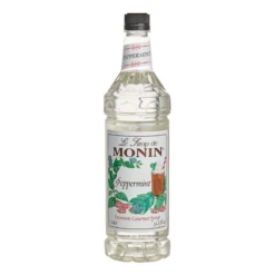 Monin Premium Gourmet Peppermint Syrup, 1 Liter | 33.8 Oz