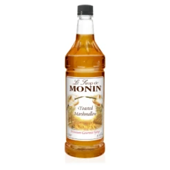 Monin Premium Gourmet Toasted Marshmallow Syrup, 1 Liter | 33.8 Oz
