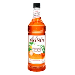 Monin Pumpkin Caramel Syrup, 1 Liter