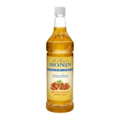 Monin Sugar Free Hazelnut Syrup, 33.8 Oz | 1 Liter