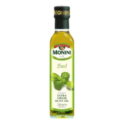 Monini Organic Basil Flavored Extra Virgin Olive Oil, 8.45 Oz