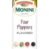 Monini Organic Four Peppers Flavored Extra Virgin Olive Oil, 8.45 Oz