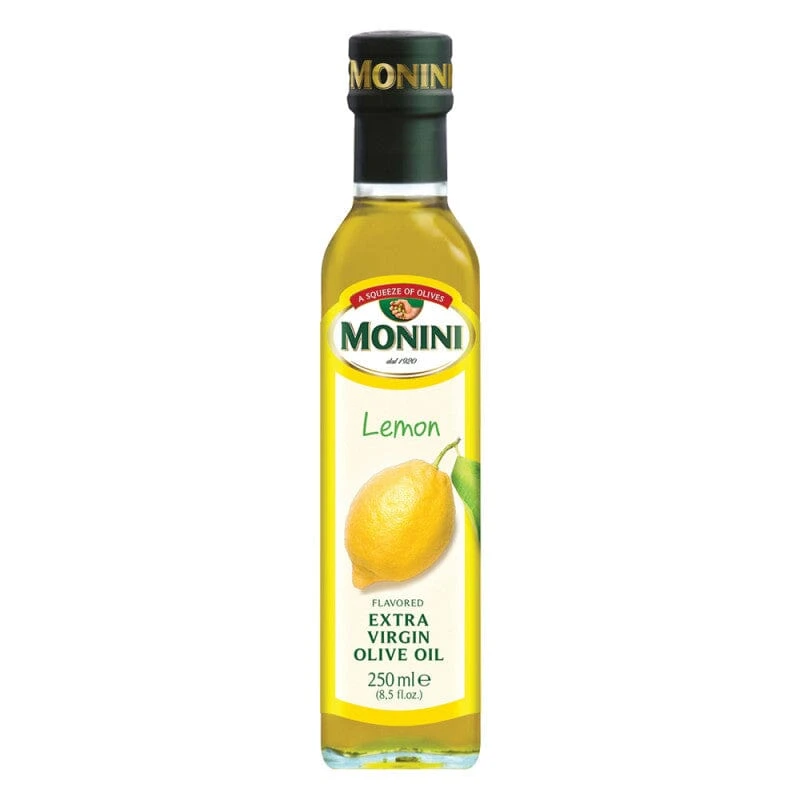 Monini Organic Lemon Flavored Extra Virgin Olive Oil, 8.45 Oz