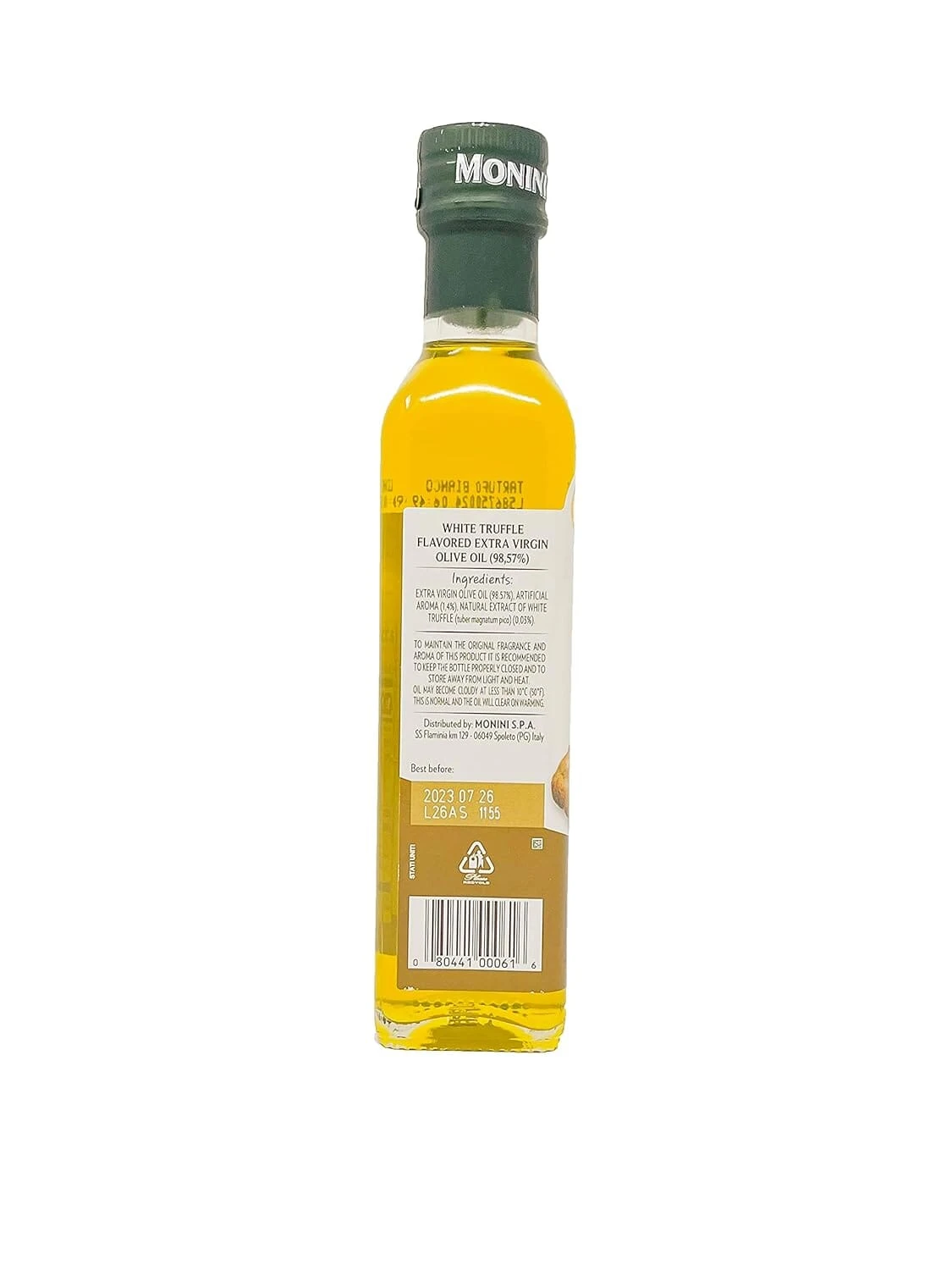 Monini Organic White Truffle Flavored Extra Virgin Olive Oil, 8.45 Oz - Image 3