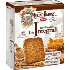 Mulino Bianco Fette Biscottate Intergrali Whole Wheat Toast, 11 Oz