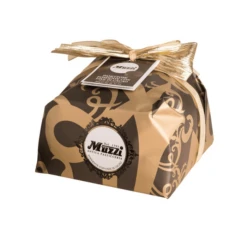 Muzzi Chocolate & Cocoa Beans Panettone, 2 Lbs (900g)