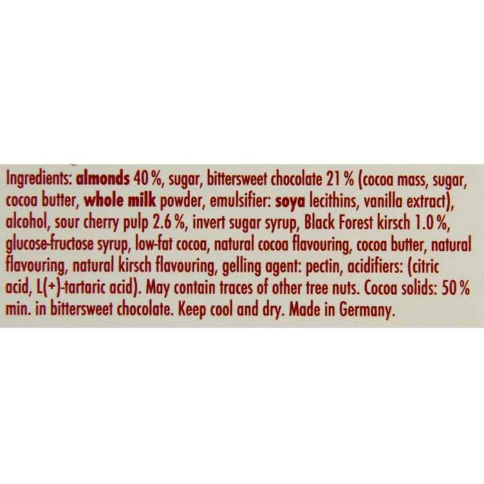 Niederegger Marzipan Black Forest Torte, 6.5 Oz - Image 2