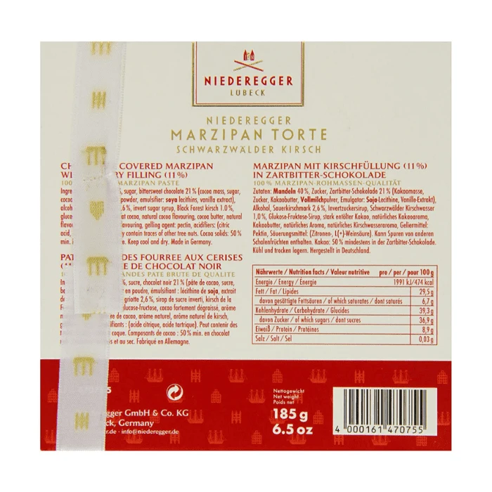 Niederegger Marzipan Black Forest Torte, 6.5 Oz - Image 3