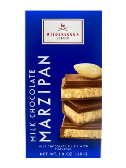 Niederegger Marzipan Covered With Milk Chocolate Bar, 3.88 Oz