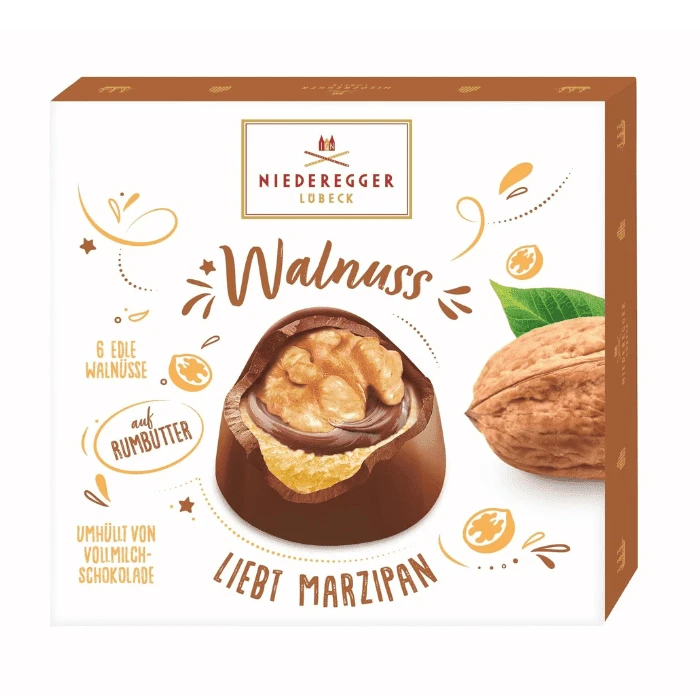 Niederegger Marzipan Walnut Pralines, 3.8 Oz