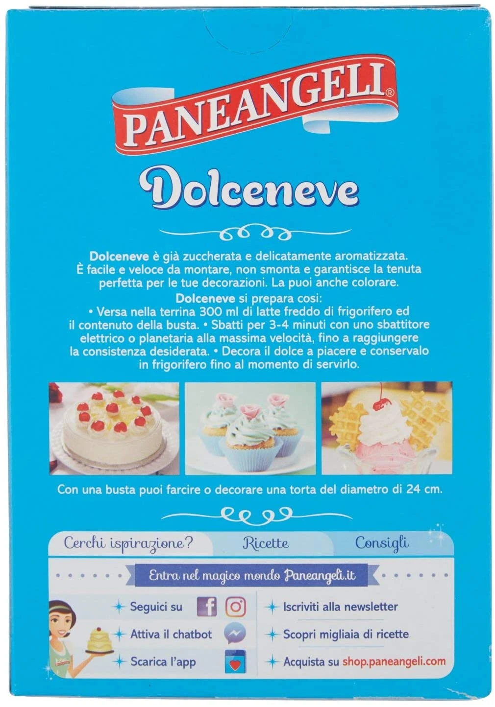 Paneangeli Dolceneve, 3 Bags (300 Grams) - Image 2