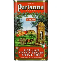 Partanna Extra Virgin Olive Oil Tin, 3 Liters