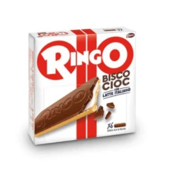 Pavesi Ringo Bisco Cioc Latte Biscuits, 6 Count